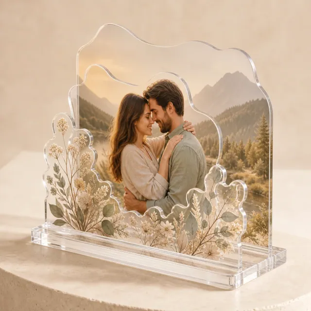Produs personalizat din plexiglas realizat pe mai multe straturi